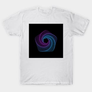 Beautiful geometric figure futuristic T-Shirt